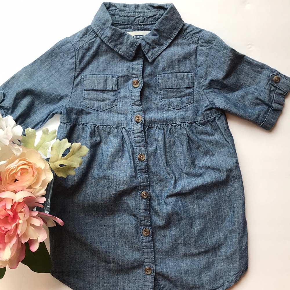 Old Navy Chambray Shirt Dress